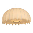 Axyaa Silk Pendant Lights: Luxury E27 LED Chandeliers for Living & Dining Room Décor