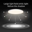 Axyaa Smart LED Ceiling Lamp: Remote Dimmable Ultra-thin 24W 36W for Living Bedroom