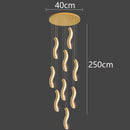 Axyaa Nordic Stair Chandelier Ceiling Light Indoor Lighting for Living Room and Dining Room