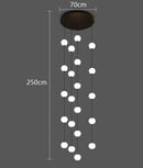 Axyaa Modern Dining Room Pendant Light Indoor LED Chandelier Ceiling Lamp