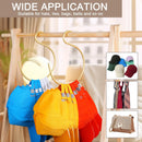 Axyaa Cap Storage Rack: Durable Aluminum Hat Organizer for Closet - Space-Saving Hat Holder