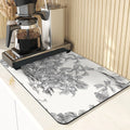 Axyaa Plant Pattern Drying Mat: Kitchen & Table Essential