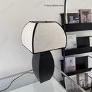 LED Fabric Lampshade Table Lamp Axyaa - Stylish Decorative Lighting with Bulbs