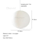 Axyaa Noguchi Isamu Paper Chandelier Lantern Ball Pendant Lights