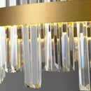 Axyaa Crystal Chandelier Pendant Light for Luxury Living Room Bedroom Lighting