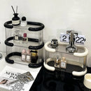 Axyaa Acrylic Makeup Shelf & Perfume Organizer - Stylish 3-Tier Display Rack
