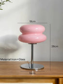 Axyaa Bauhaus Mushroom Lamp: 9-Level Brightness Dimming for Bedroom & Living Room