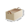 Axyaa Clothes & Pants Storage Box with Steel Frame - Wardrobe Organizer Shelf Baskets