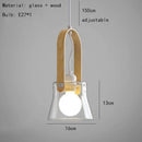 Axyaa Nordic Glass LED Chandelier for Dining, Bedroom, Coffee Shop, and Bar