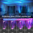 Axyaa Aurora Moon Projector Night Light Galaxy Bluetooth Speaker Remote Control