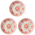 Axyaa Bohemian Ceramic Plate: Creative Western Food Fruit Plate, Oven Microwave Safe