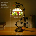 Axyaa Tiffany Table Lamp - Elegant Retro Stained Glass Desk Lamp for Home and Hotel