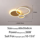 Axyaa Nordic LED Ceiling Chandelier for Living Room Bedroom Restaurant Lighting