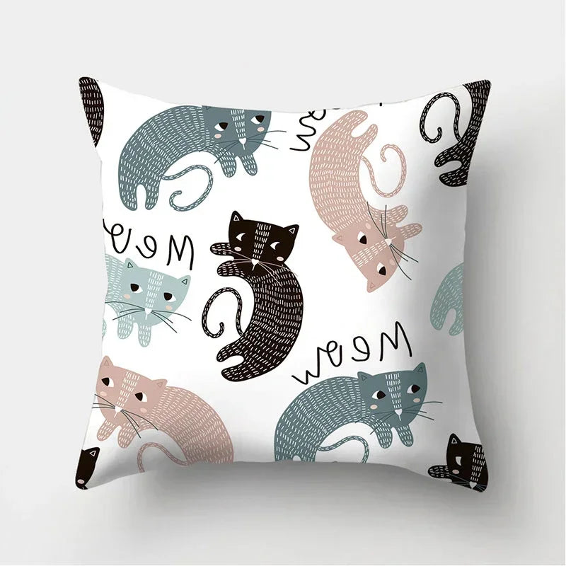 Axyaa Decorative Cushions Pillowcase - Soft Polyester Throw Pillow Cover for Sofa Décor