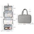 Axyaa Travel Toiletries Bag: Waterproof Hanging Organizer for Bathroom, Makeup & Cosmetics