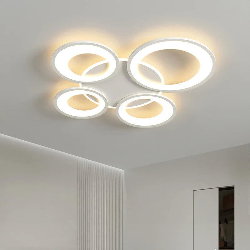 Axyaa Ring Ceiling Light: LED Indoor Lighting for Living Room, Bedroom, Dining Room