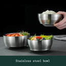 Axyaa Silver Fruit Ramen Salad Bowl Set