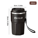 Axyaa Portable Insulated Coffee Mug | Stainless Steel Reusable Drinking Cup
