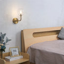 Axya Nordic Glass Ball Wall Lamp - Creative Retro Metal Bend Light