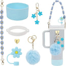 Axyaa Cup Set: Strap, Boot, Straw Cover, Charms for 40oz, 30oz Tumbler