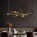 Axyaa Stainless Steel Dining Room Ceiling Chandelier without special characters