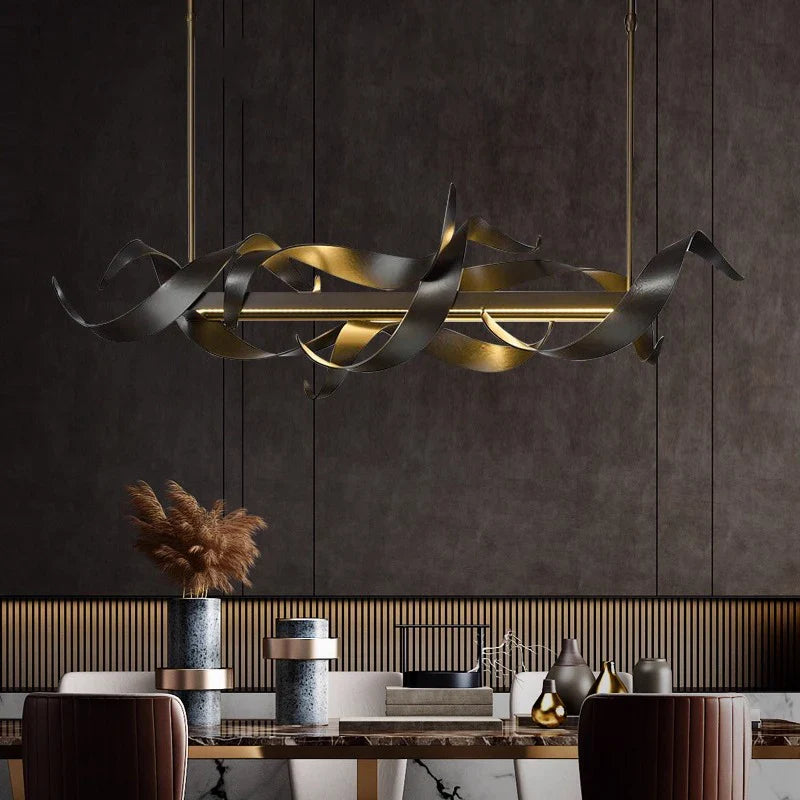 Axyaa Stainless Steel Dining Room Ceiling Chandelier without special characters