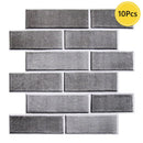 Axyaa 3D Faux Brick Wall Panel Self-adhesive Tile Sticker for Kitchen Bathroom