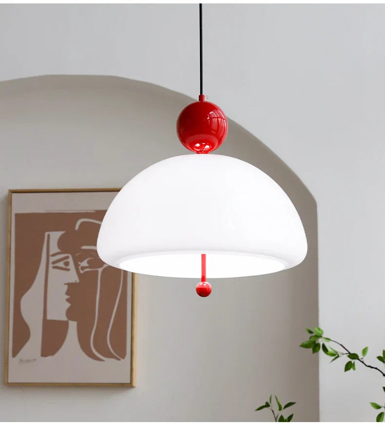 Axyaa Modern Glass Pendant Lamp for Restaurant Coffee Shop Bedroom