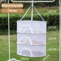 Axyaa 3-Layer Mesh Drying Rack for Food & Herbs, Space-Saving & Non-Toxic