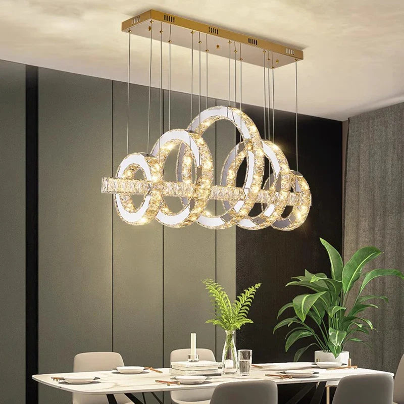 Axyaa Modern LED Pendant Chandeliers for Home Decor and Indoor Living §