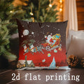Let It Snow Pillow Covers by Axyaa for Sofa, Bedroom, Car - Rectangular Cushion