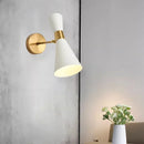 Axyaa Nordic Iron Wall Lamp Black White LED Up Down Light