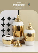Axyaa Ceramic Vase: Middle Eastern Home Decor for Living Room, TV Cabinet, Dining Table