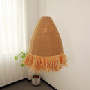 Axyaa Woven Grass Pendant Light for Retro Restaurant, Living Room & Loft
