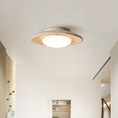 Axyaa Nordic LED Stone Ceiling Lamp - Yellow Travertine Finish