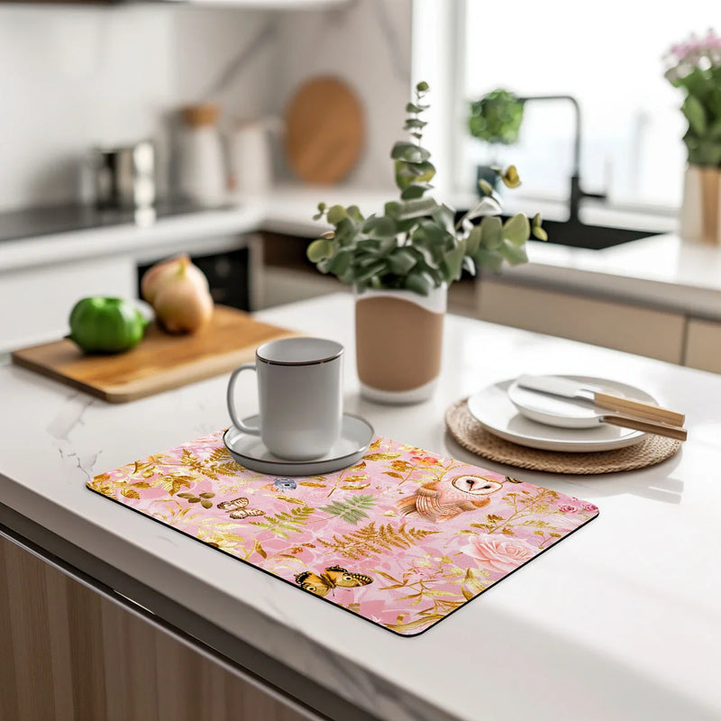 Axyaa Watercolor Plants Drying Mat