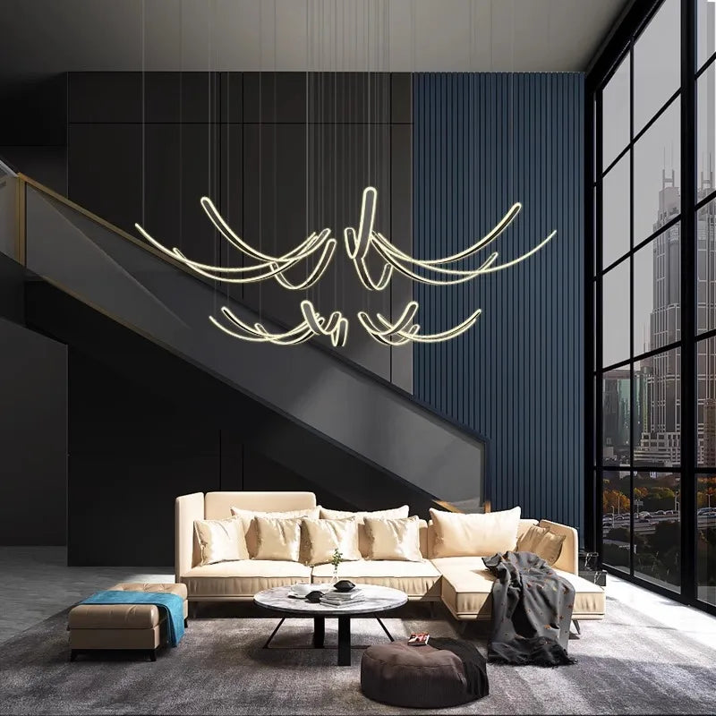 Modern Pendant Lights for Dining Room - Axyaa Ceiling Chandeliers LED Indoor Lighting