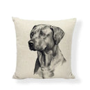 Axyaa Cute Animal Painted Cushion Covers for Home Decor and Gifts