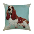 Axyaa Linen Pillowcase: Cartoon Digital Print Pattern for Office, Car, Home Sofa