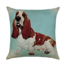 Axyaa Linen Pillowcase: Cartoon Digital Print Pattern for Office, Car, Home Sofa