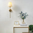 Axya Gold Touch Switch LED Wall Sconce Modern Metal Lamp for Home Decor