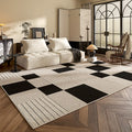 Axyaa Soft Rug: Light Luxury Bedroom Carpet for Living Room, Anti-slip Floor Mat