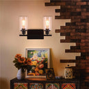 Axyaa Modern Glass Wall Sconce for Bedroom and Bathroom Lighting