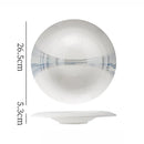 Axyaa Circular Ceramic Plate Set for Molecular Cuisine and Restaurant Tableware