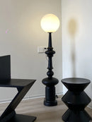 Axya Black Retro Roman Floor Lamp for Living Room, Bedroom & Hotel