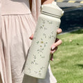 Axyaa Vintage Floral Thermos Bottle with Large Capacity and Handle
