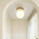 Axyaa Modern Cream Style Bedroom Wall Lamp