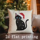 Axyaa Cat Pattern Pillow Covers for Sofa, Bedroom & Car - Rectangular Cushion Cover