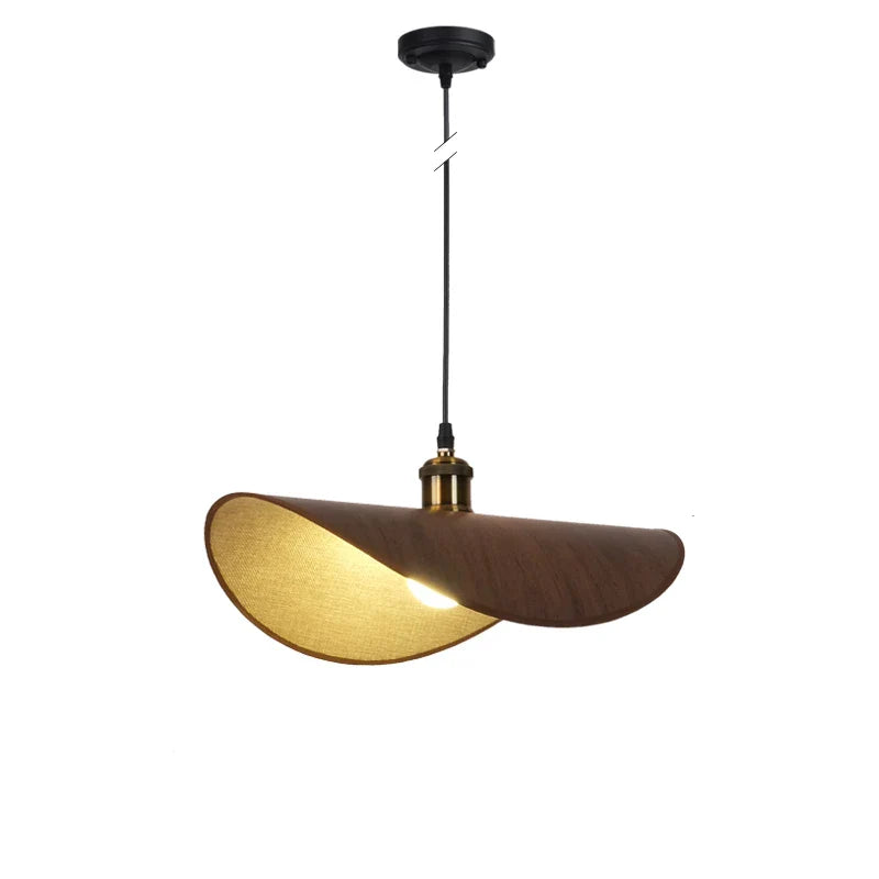 Axyaa Retro LED Chandelier Fabric Pendant Light for Room Decor
