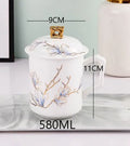 Axyaa Blue Orchid Espresso Cup Set Bone  Ceramic Tea Thermal Mug